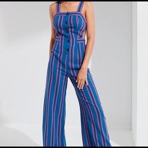 Straight-Neck Button Down Jumpsuit from Urban Outfitters